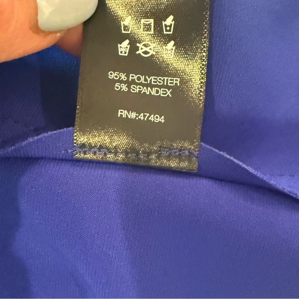 Norma Kamali Single Breasted Straight Fit Jacket in Cobalt - Picture 11 of 14